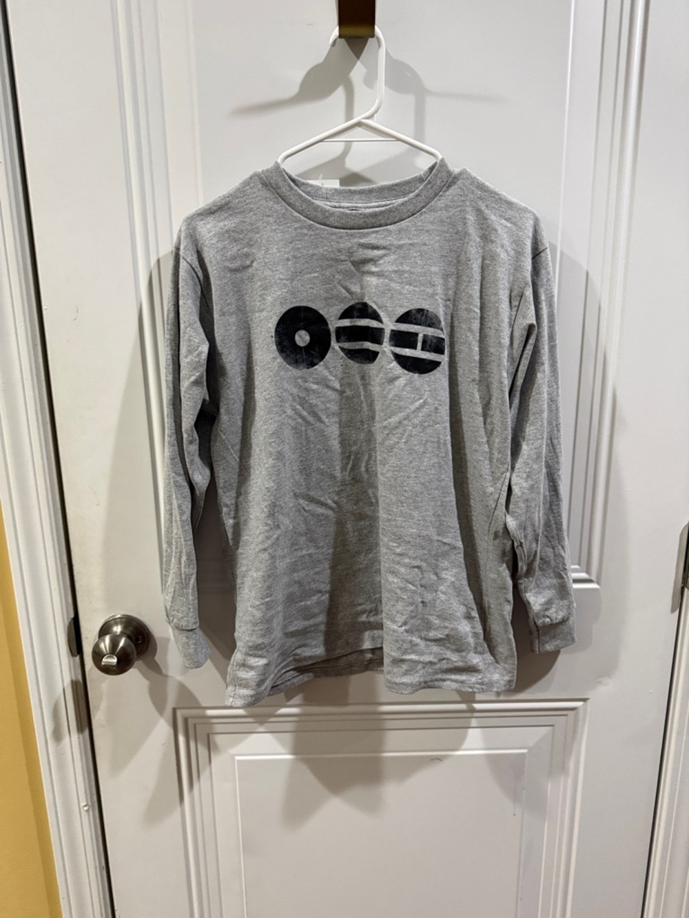 BTS Gray Long-Sleeve Graphic Tee